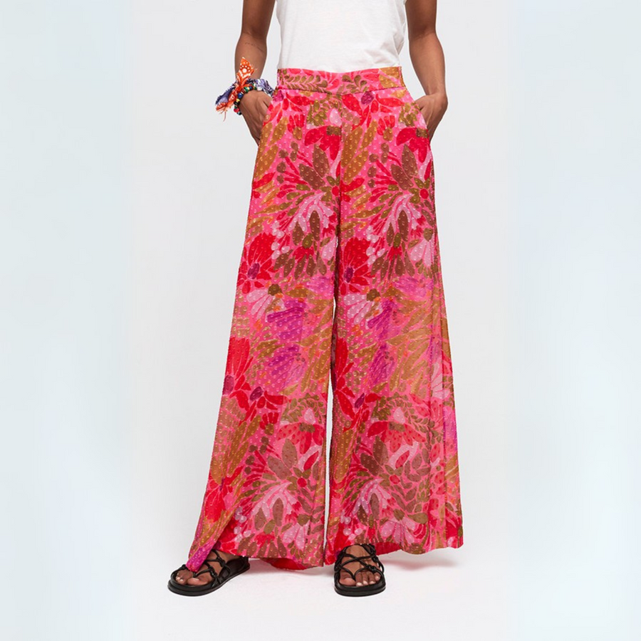 Aldo Martins Odile Multicolour Wide Leg Pants
