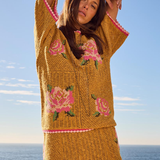 Spell Coastal Granny Top in Mustard