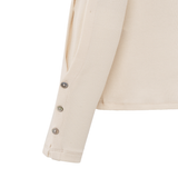 Yaya Off White Knitted Top with Button Details