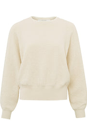 Sweater With Contrast Color Detail Summer Sand Dessin