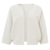 YAYA Chalk White Batwing Rib Cardigan