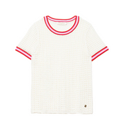 La Petite Etoile Mason Ecru Short Sleeve Pullover