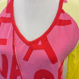 Aldo Martins Amarillo Yellow Niza Printed Loose Fit T-Shirt