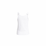 YAYA Pure White 00000 Singlet With Elastic Straps