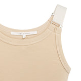 YAYA Desert Beige 99052 Singlet With Elastic Straps