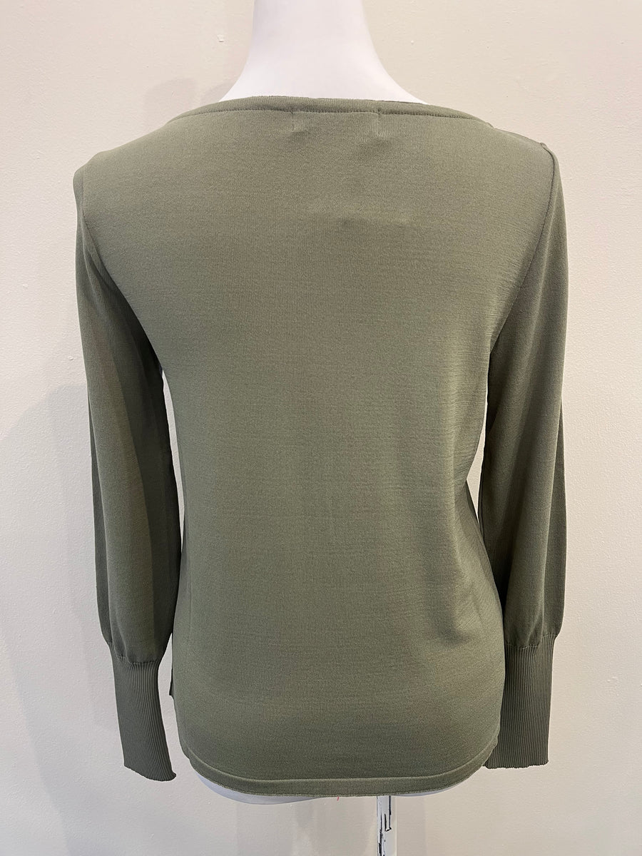 Aldo Martins Ofu Marron Printed Long Sleeve Top