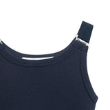 YAYA Navy Blazer Blue Singlet With Elastic Straps