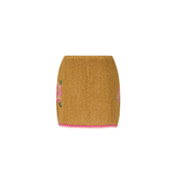 Spell Coastal Granny Mini Skirt in Mustard