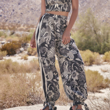 Spell Volcano Goddess Harem Pant in Liqourice