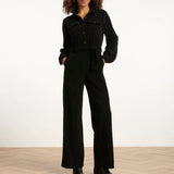 Smashed Lemon Black Jumpsuit