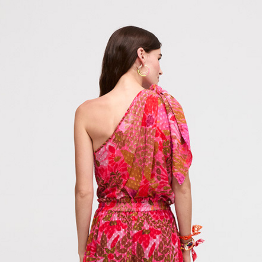 Aldo Martins Nour One-Shoulder Multicolour Top