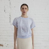 Sita Murt Sky Blue Short Sleeve Sweater