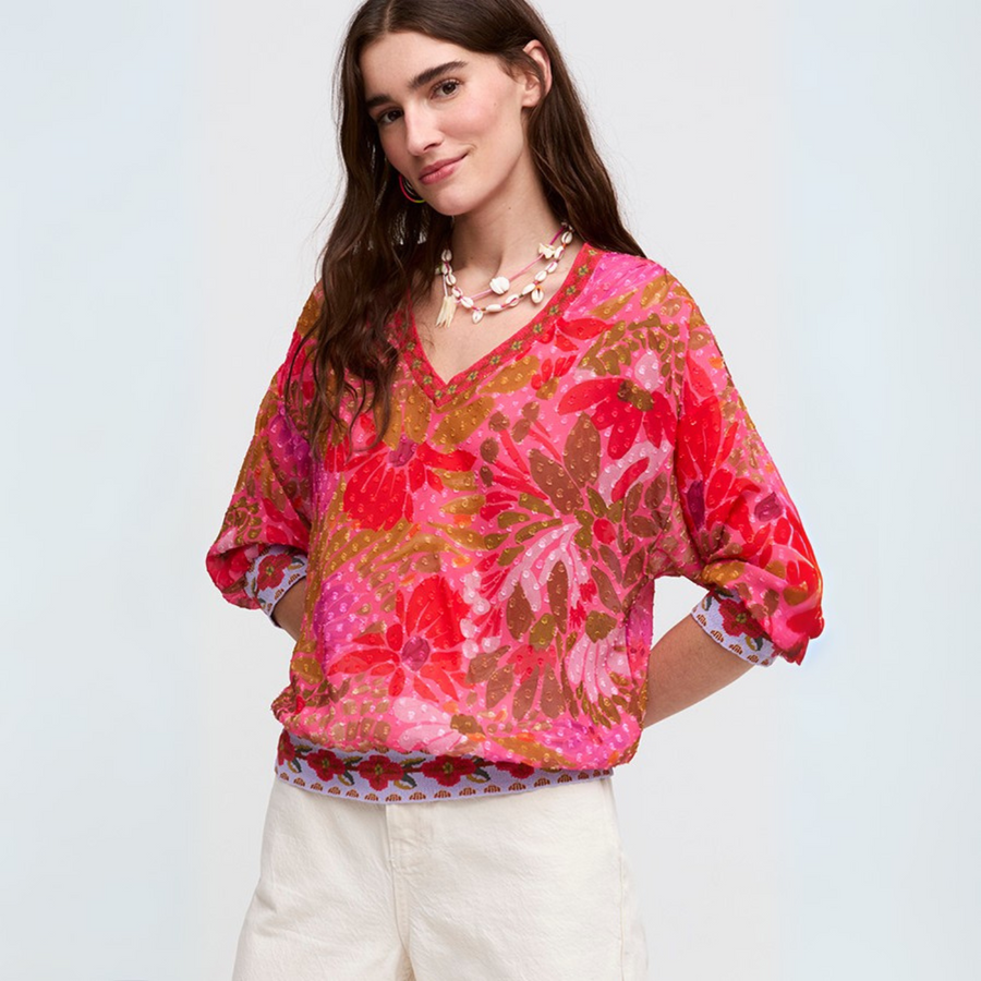 Aldo Martins Nora Multicoloured V-Neck Top