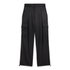 Andam Black Loose-Fit Cargo Pants