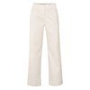 Yaya Off White Twill Trousers with Belt