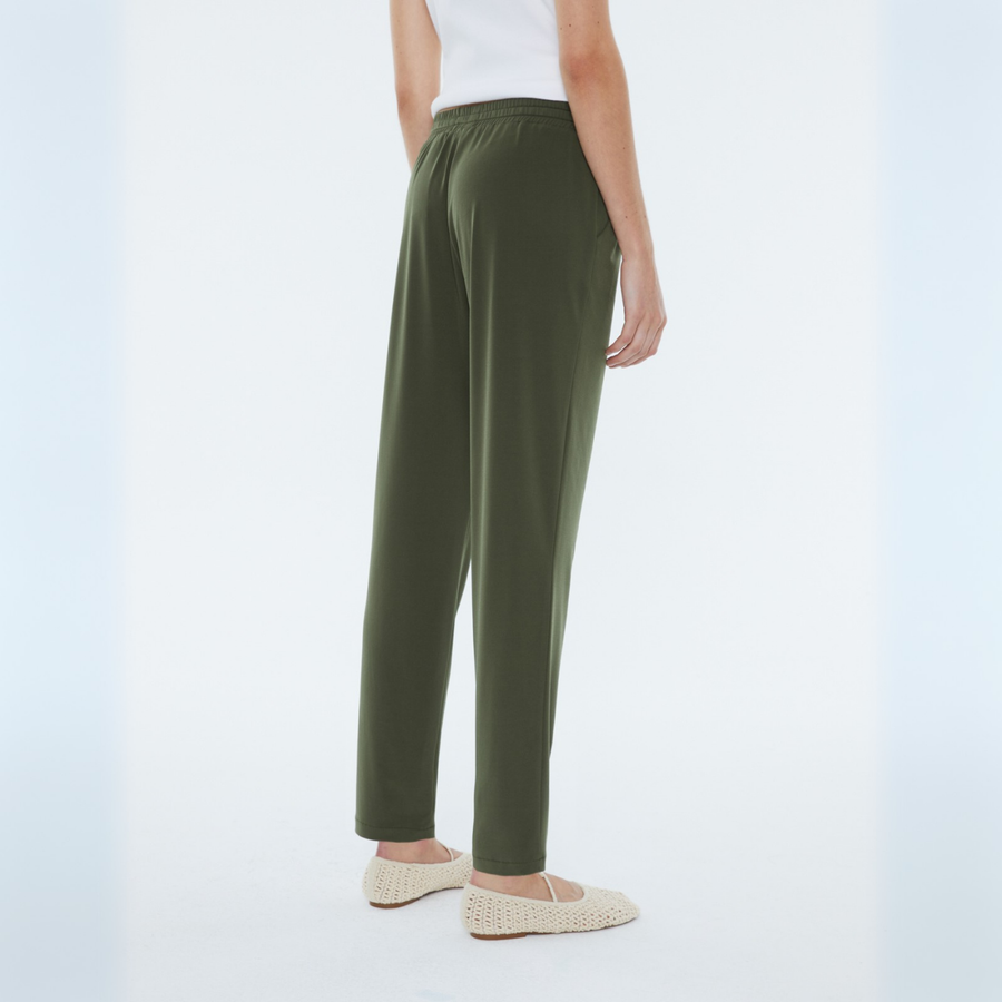 Andam Khaki Drawstring Pants