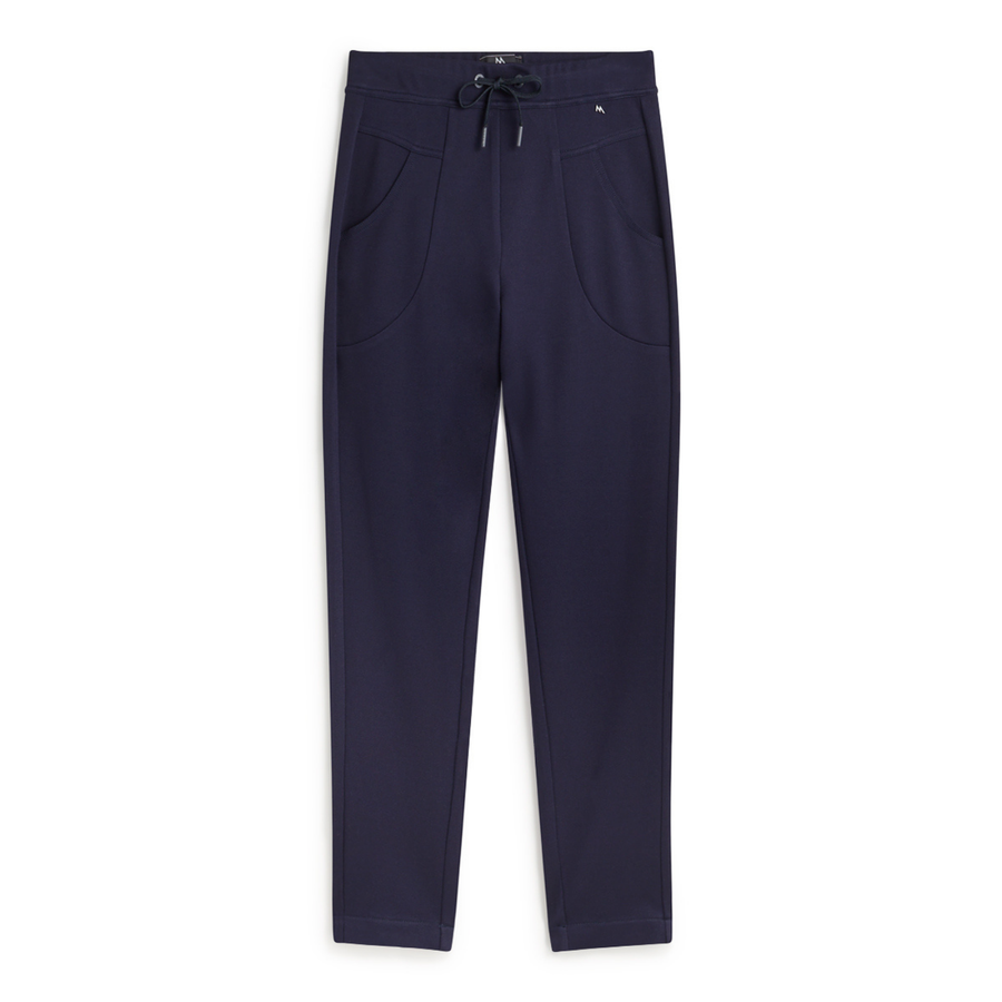 Andam Navy Blue Drawstring Trouser