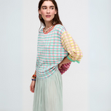 Aldo Martins Verde Dojo Plaid Long Sleeve Top