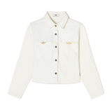 Le Temps Des Cerises White Denim Manuela Jacket