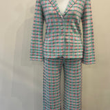 Aldo Martins Verde Blue Davis Plaid Blazer Jacket