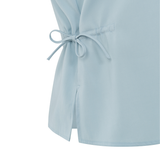 Yaya Baby Blue Strappy Top with Drawstrings