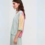 Aldo Martins Verde Dojo Plaid Long Sleeve Top