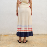 Sita Murt Unique Colour Striped Kitted Skirt