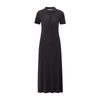 Yaya Phantom Jersey Dress with a Polo Collar