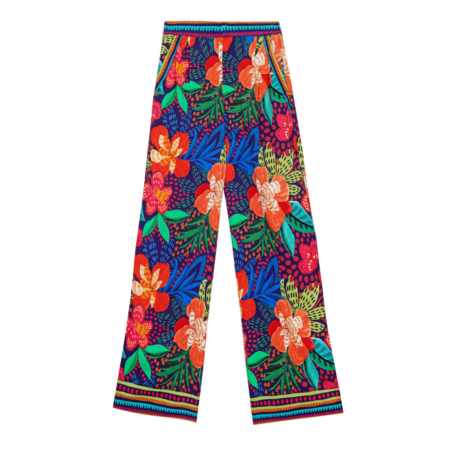 La Petite Etoile Paulino Hibiscus Pants