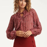 Smashed Lemon Bordeaux & Baby Pink Top