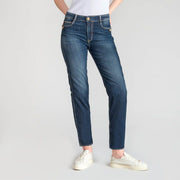 Le Temps Des Cerises Blue Villard High Waisted Mom Jeans