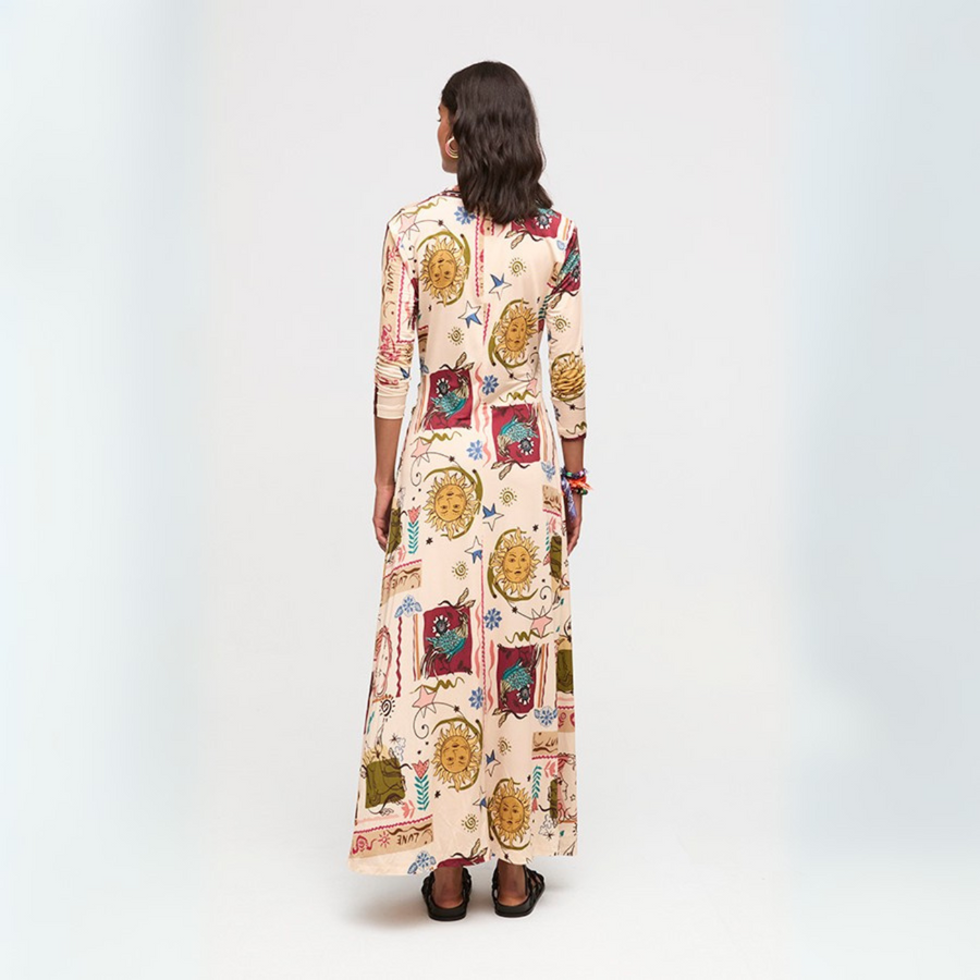Aldo Martins Kamila Print Long Dress