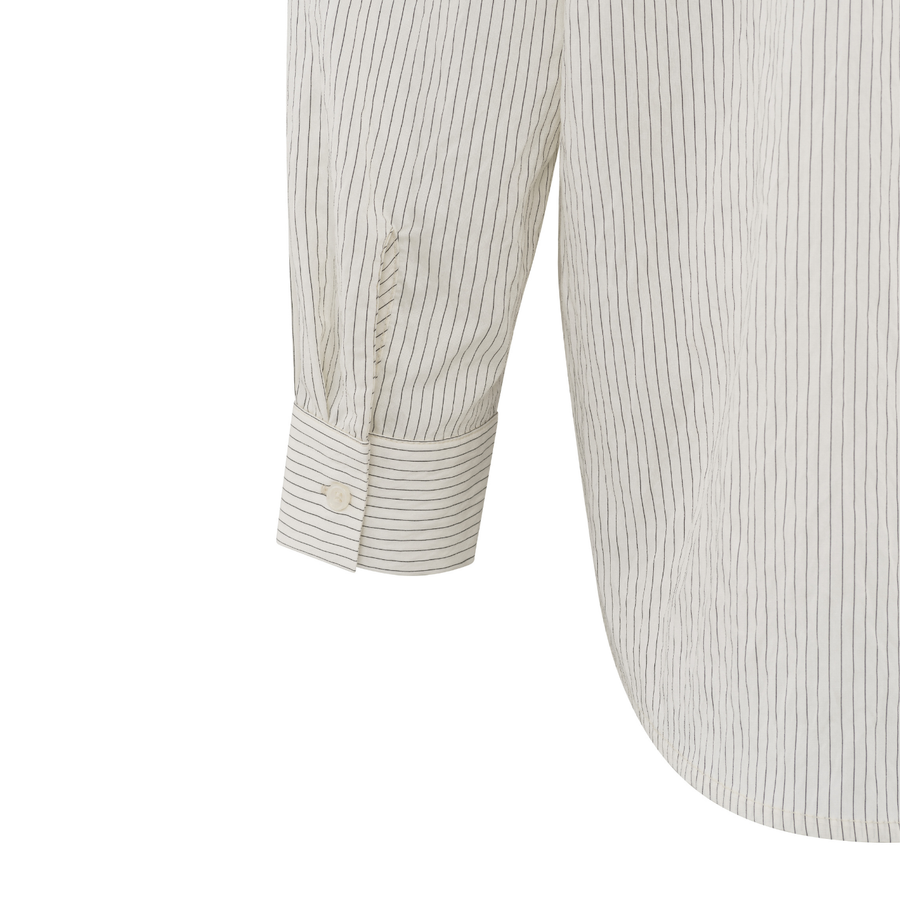 Yaya Phanton Dessin Flowy Pinstripe Shirt