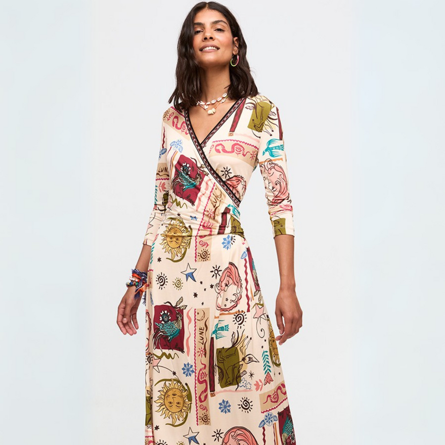 Aldo Martins Kamila Print Long Dress