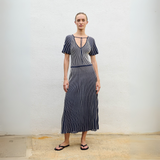 Sita Murt Unique Colour Striped Detail Dress