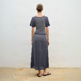 Sita Murt Unique Colour Striped Detail Dress