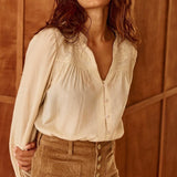 La Petit Étoile Bowie Beige Blouse