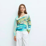 Aldo Martins Azul V-Neck Sweater