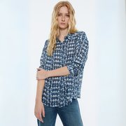 Andam Loose Fit Azul Button-Up Shirt