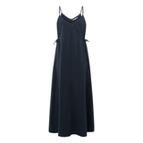Yaya Total Eclipse Blue Strappy Dress with Drawstrings