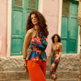La Petite Etoile Tomo Hibiscus Top