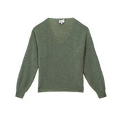 La Petit Etoile Malaly V-Neck Sweater in Khaki