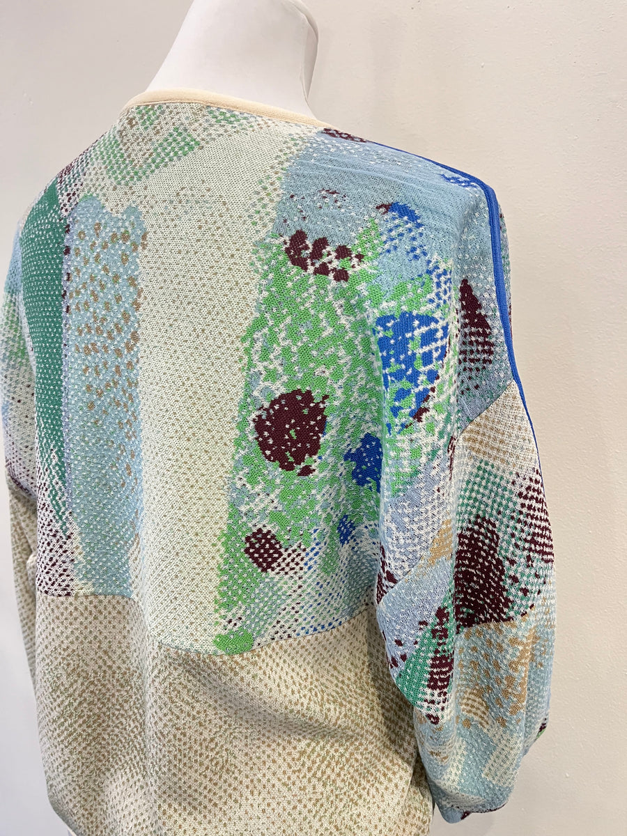 Aldo Martins Azul Oland Zip-Up Print Jacket