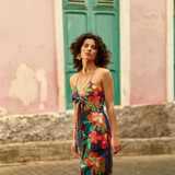 La Petite Etoile Floral Rolly Hibiscus Dress