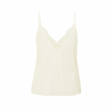 YAYA Off White Singlet With Lace