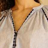 La Petite Etoile Blena Bleu Blouse