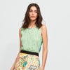 Aldo Martins Reversible Sleeveless Kiri Top in Verde