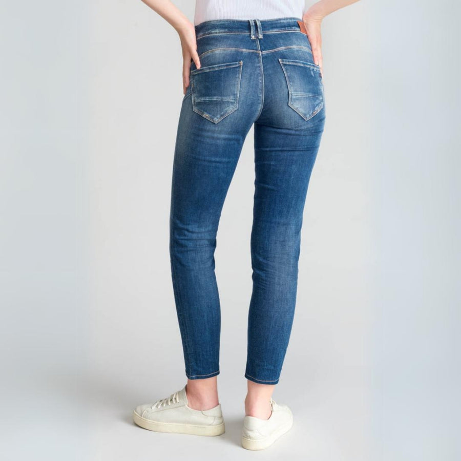 Le Temps Des Cerises Blue Slim High Waisted Lem Jeans