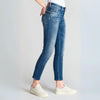 Le Temps Des Cerises Blue Slim High Waisted Lem Jeans