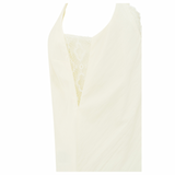 YAYA Off White Singlet With Lace